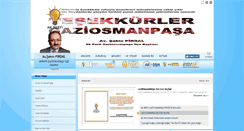 Desktop Screenshot of akpartigaziosmanpasa.com